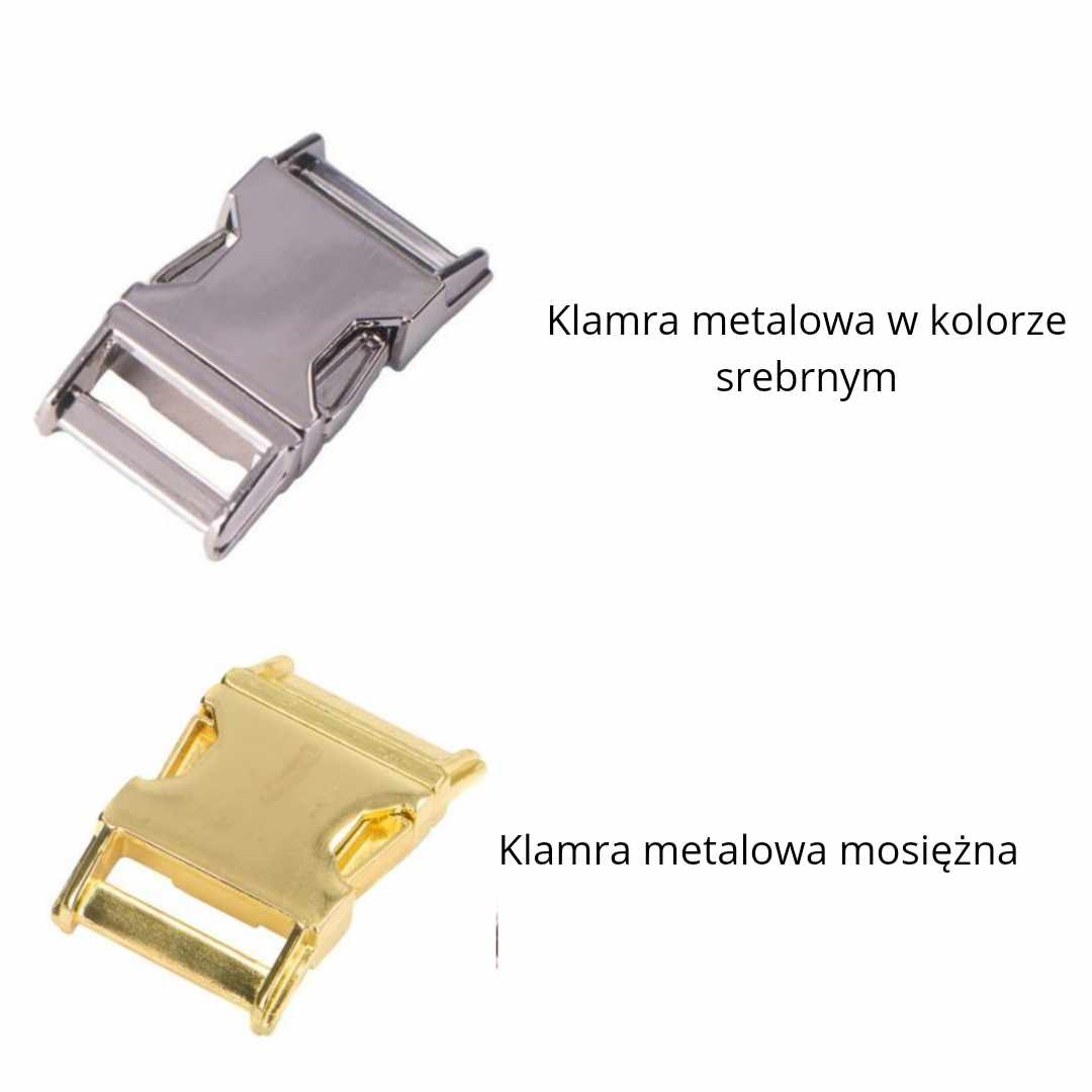 Obroża na klamrę metalową BioThane® AUTUMN - Psiamać zdjęcie 2